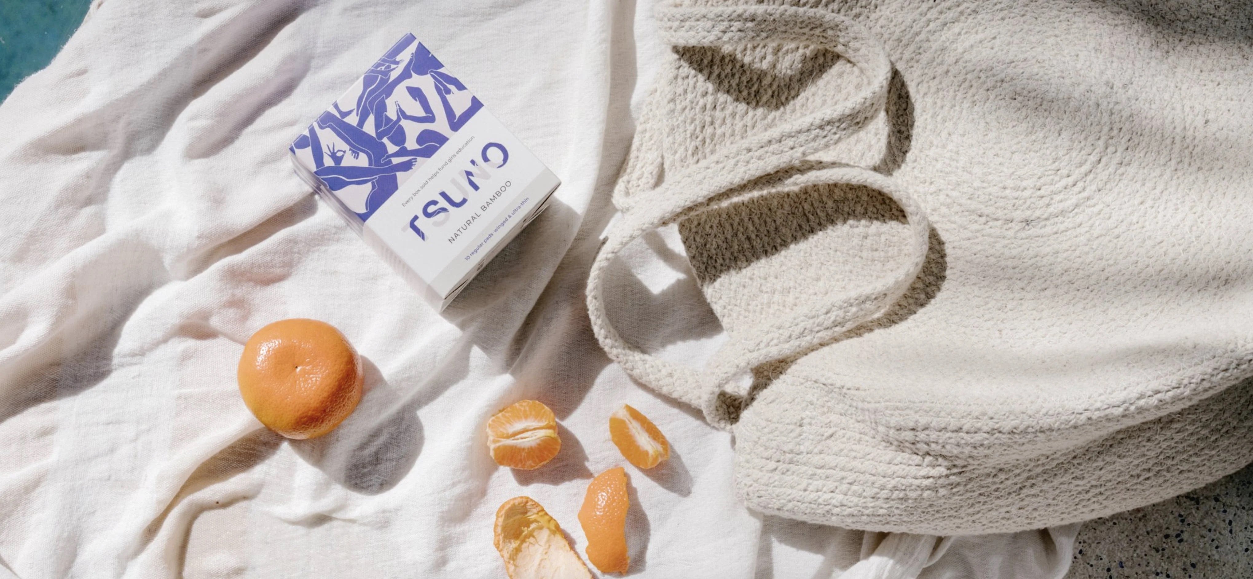 TSUNO BAMBOO sanitary pads