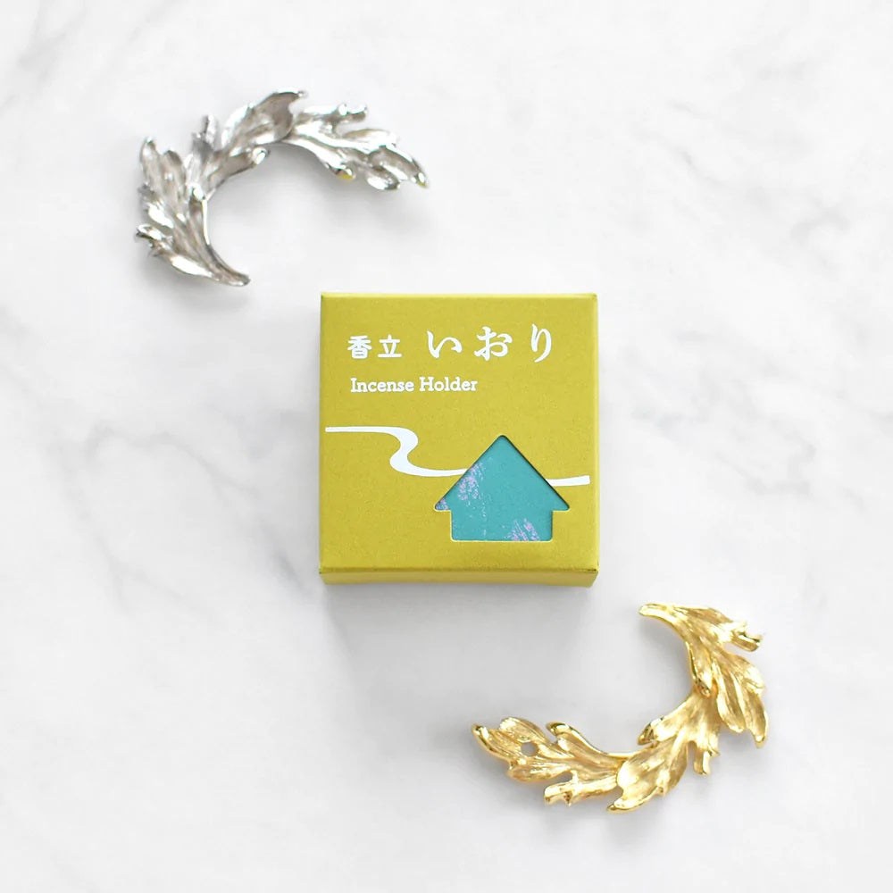 Incense Holder - Gold (Iori Leaf)