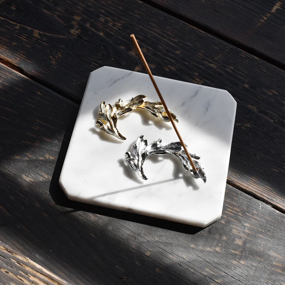 Incense Holder - Gold (Iori Leaf)