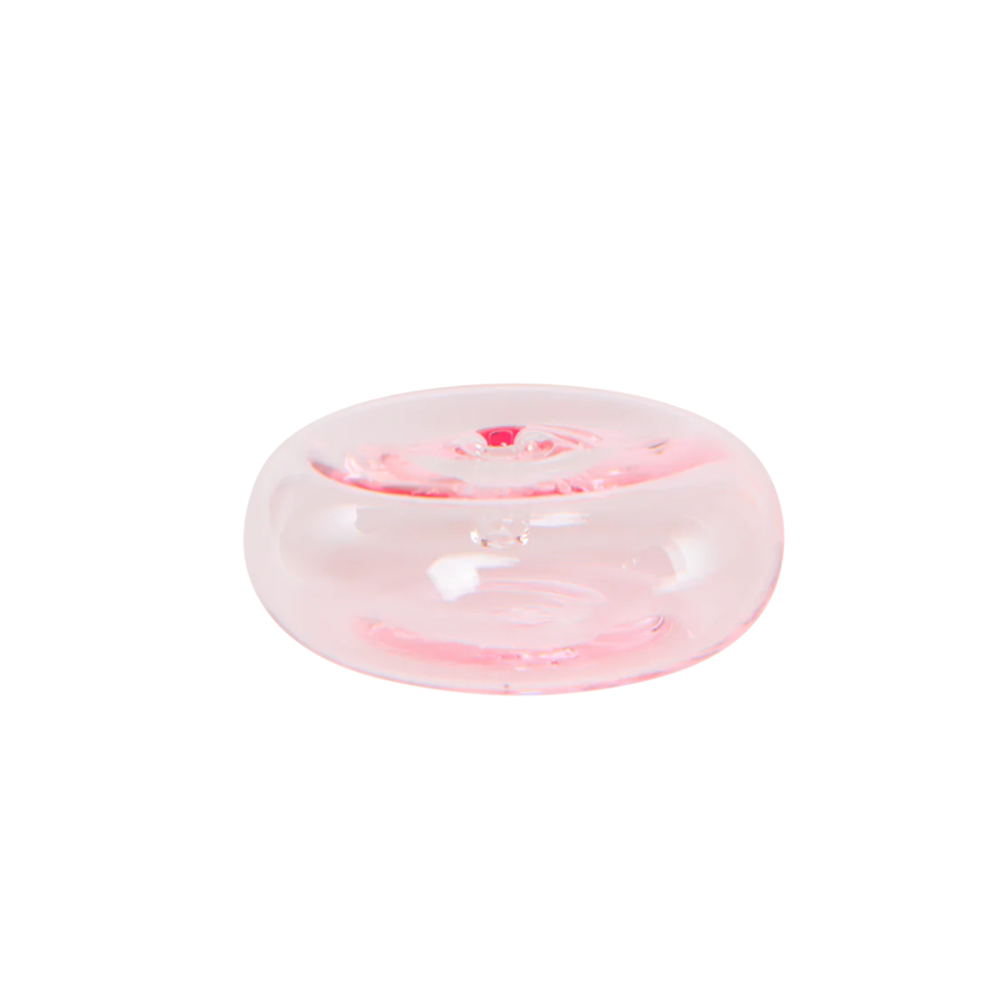Glass Incense Holder - Pink