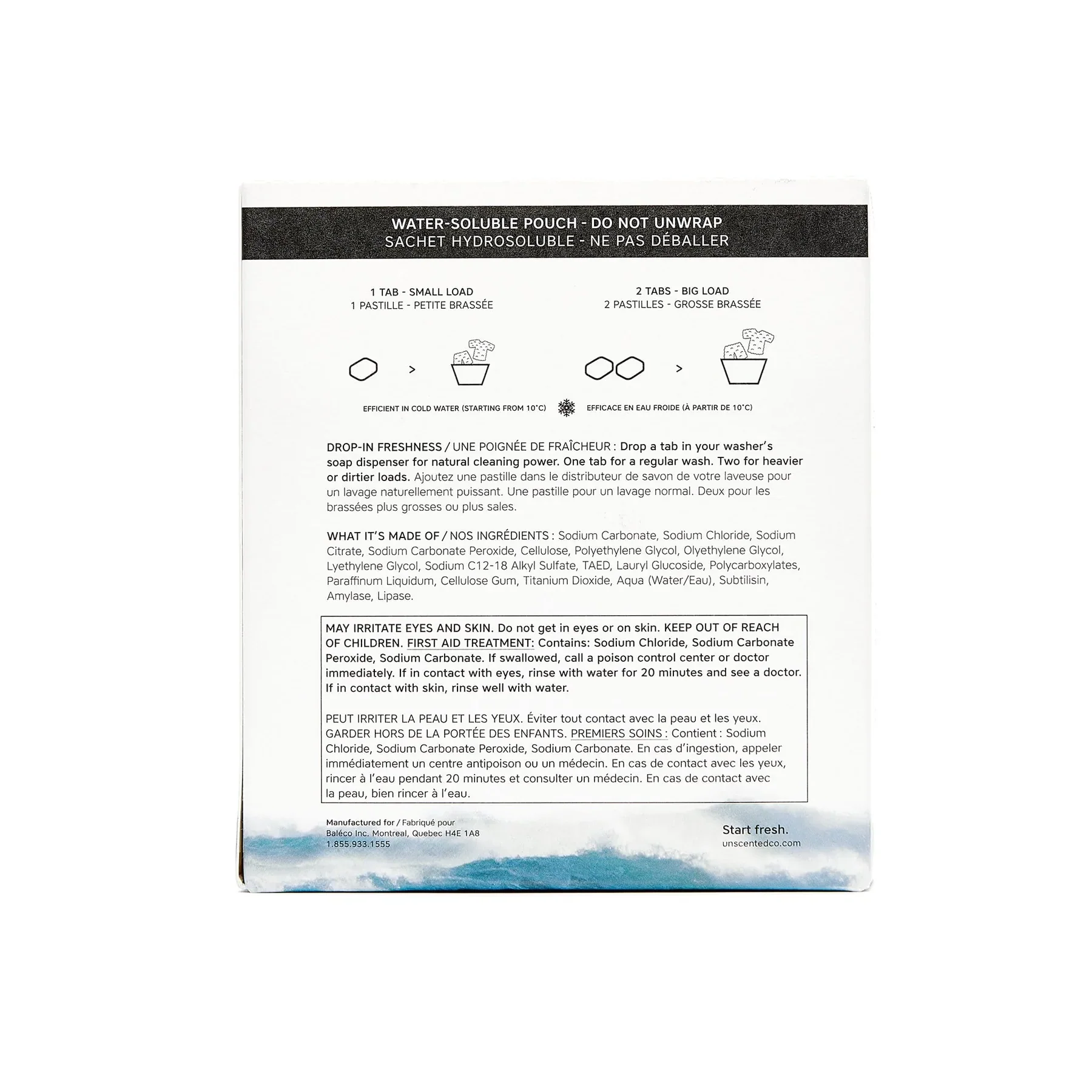 U12 - Unscented Laundry Tabs (35pc)