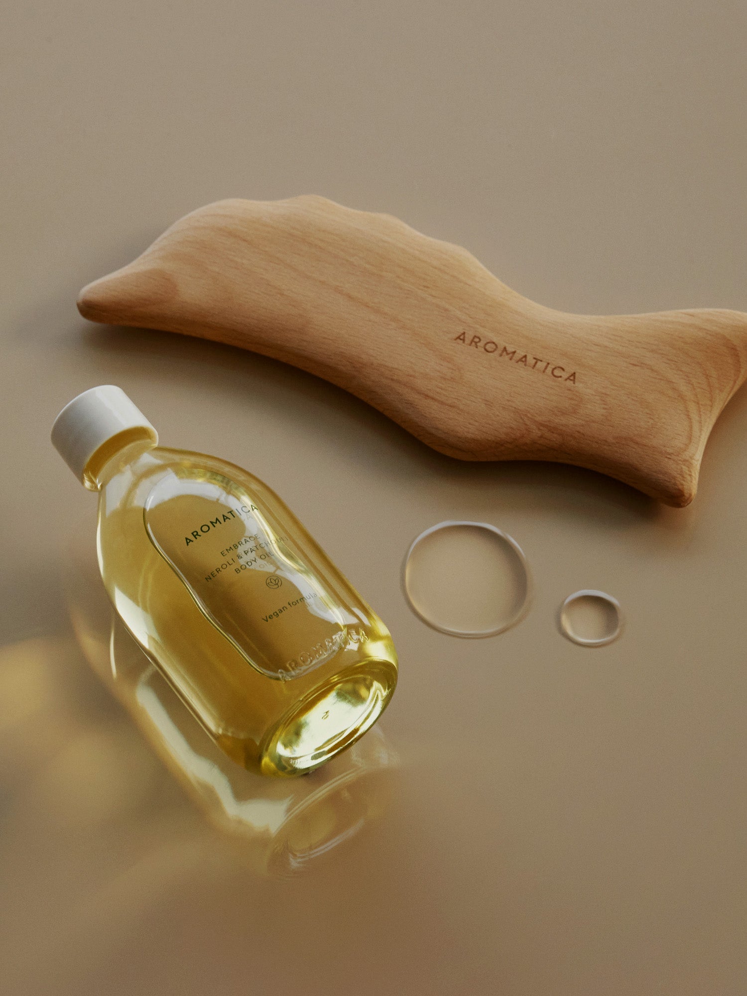 Wood Dolphin Face & Body Massager