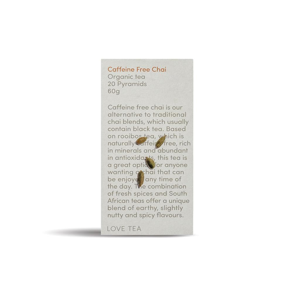 Caffeine Free Chai - 20 Pyramid Bags
