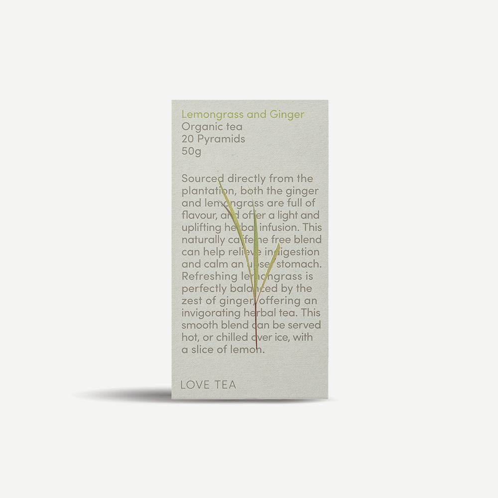Lemongrass & Ginger Tea - 20 Pyramid bags