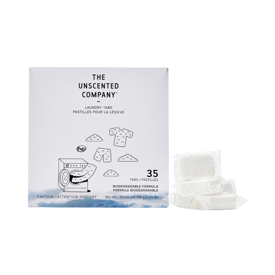 Unscented Co. | Laundry Tabs In A Water-Soluble Pouch 35Tabs