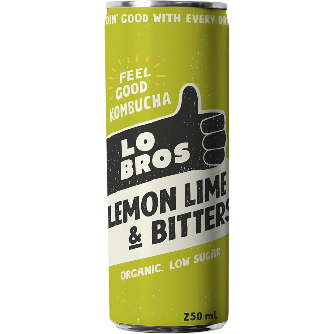 Organic Kombucha- Lemon, Lime & Bitters 250ml