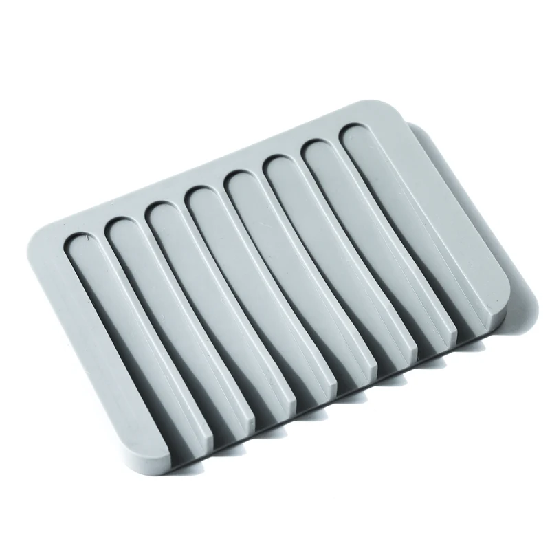 Silicone Soap Tray - Grey