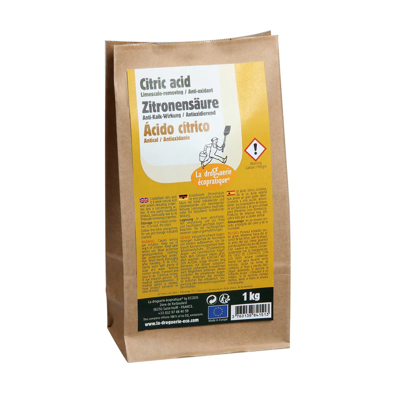 Citric Acid 1Kg Kraft Bag