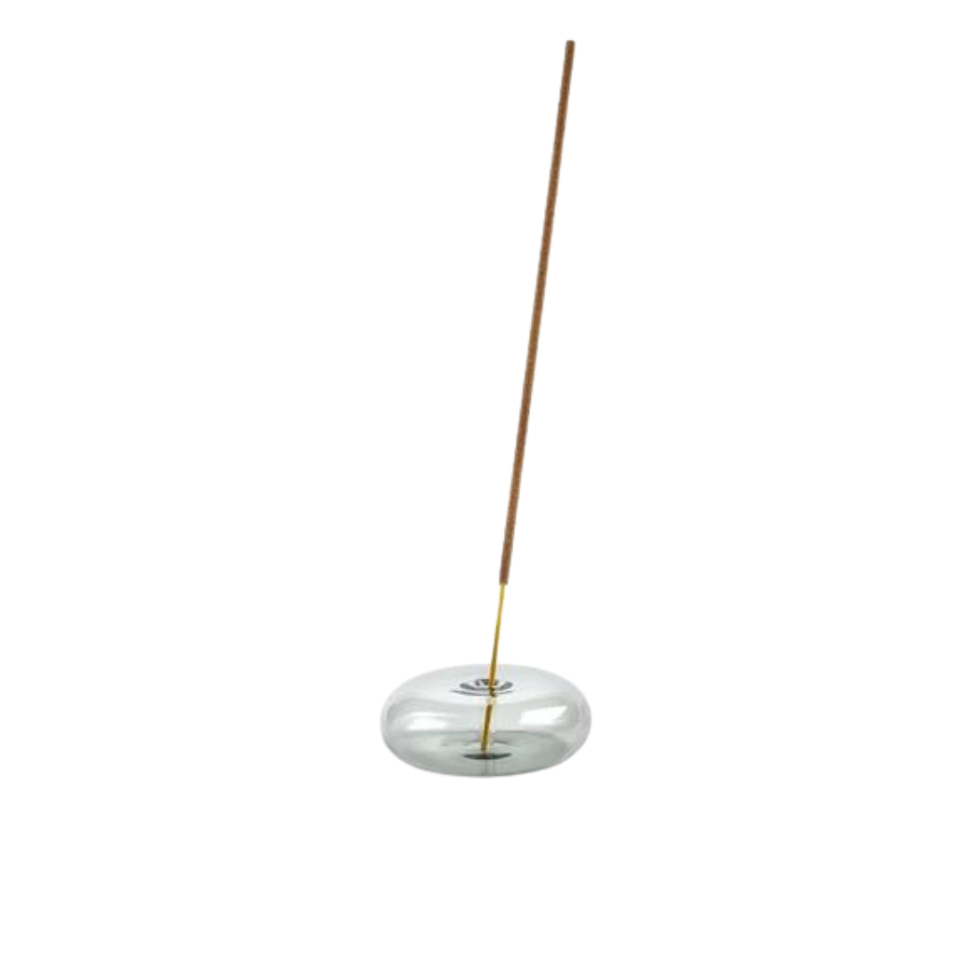 Glass Incense Holder - Clear