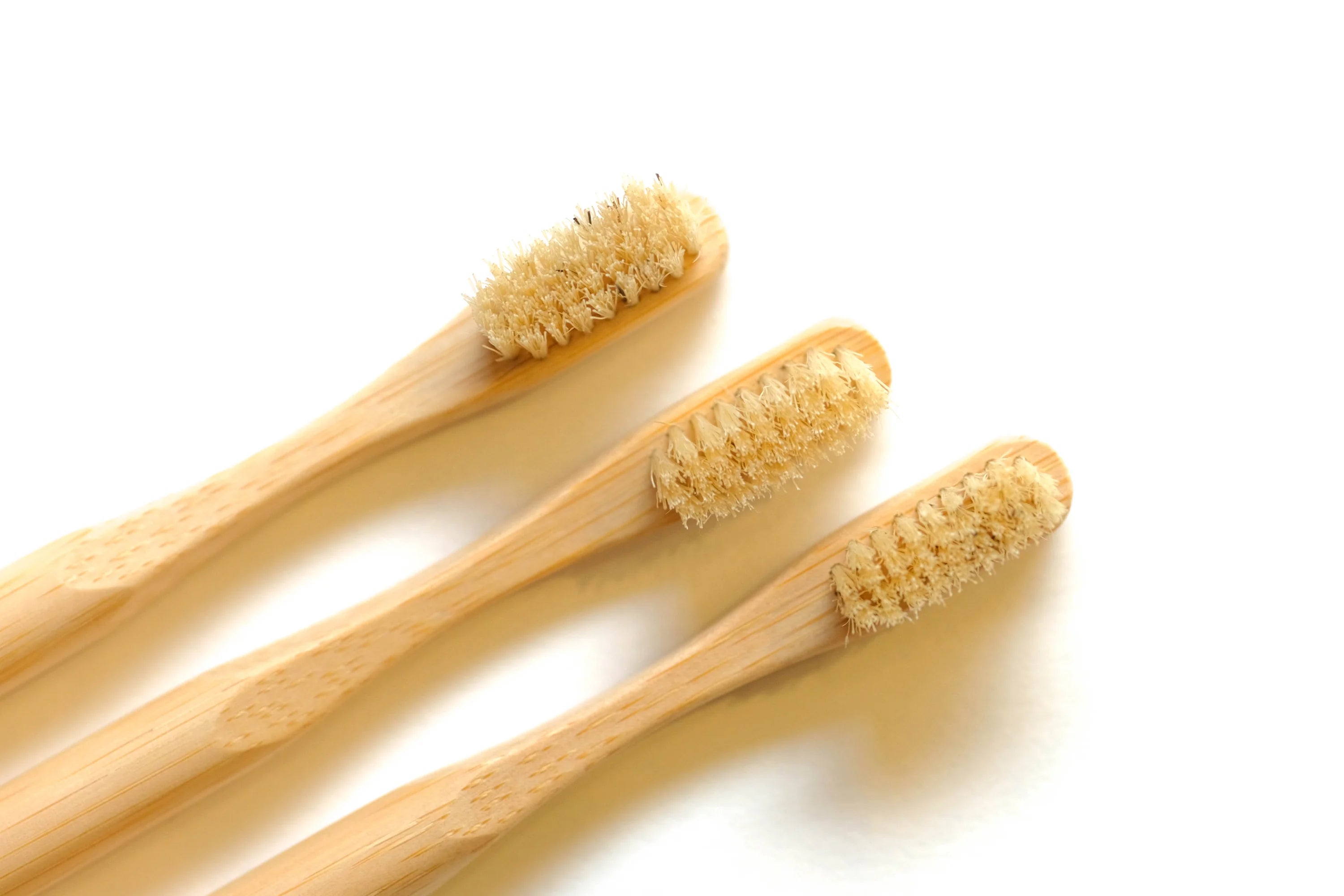 Natural Bristle Bamboo Toothbrush (Horsehair) - Adult (3 Pcs)