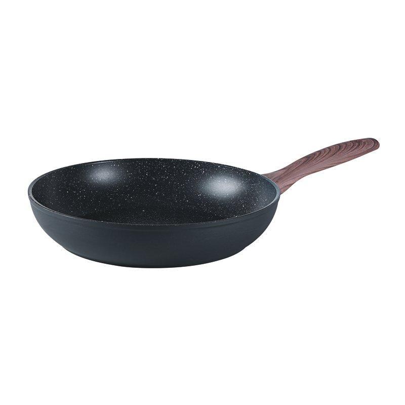 Frypan 1 Handle Cm 20 Rock & Rose Black,Aluminum