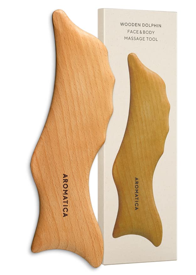 Wood Dolphin Face & Body Massager