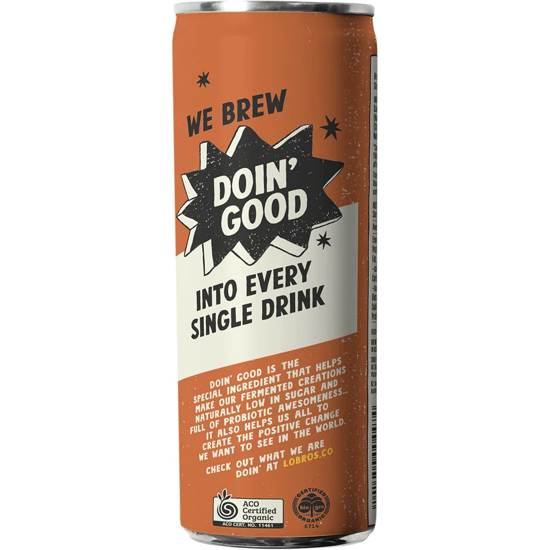 Kombucha Soda Cans - Ginger Beer 250ml