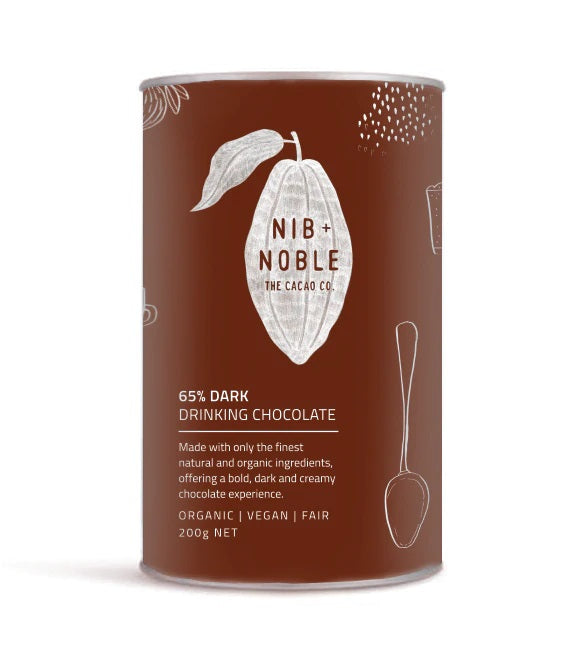 65% Dark Organic Drinking Chocolate 200g