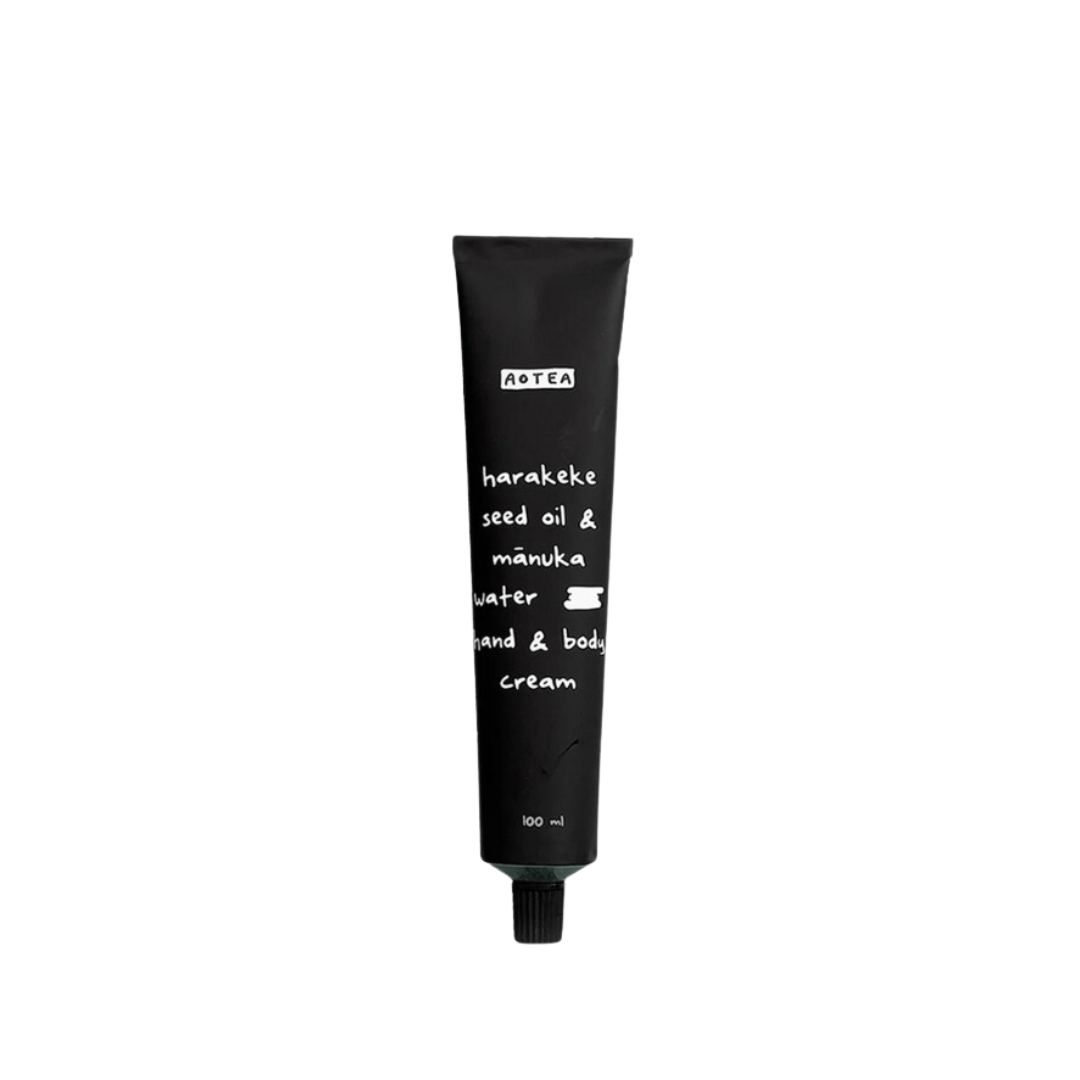 Harakeke Seed Oil & Mānuka Water Hand & Body Cream tube (100ml)