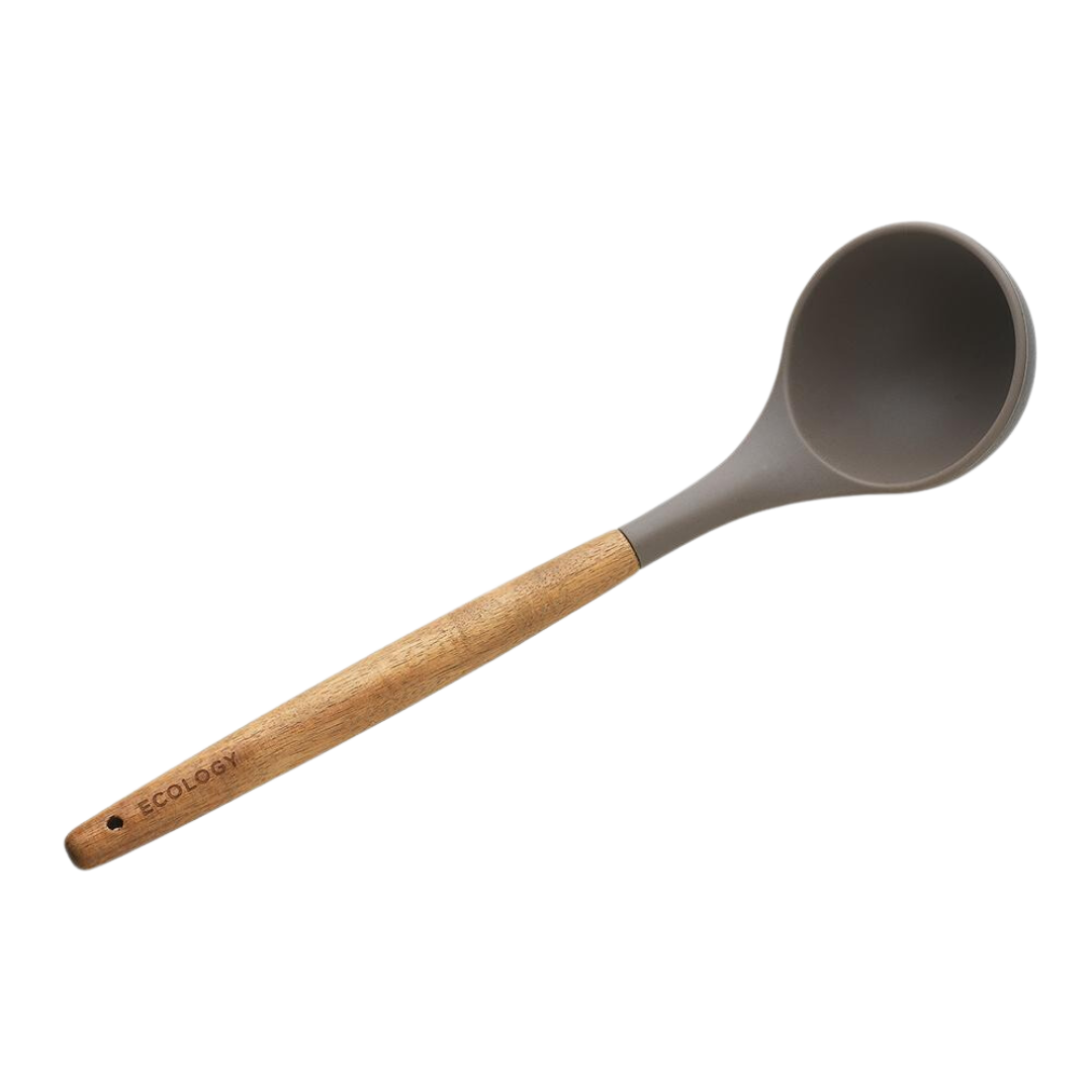 Acacia Silicone Soup Ladle