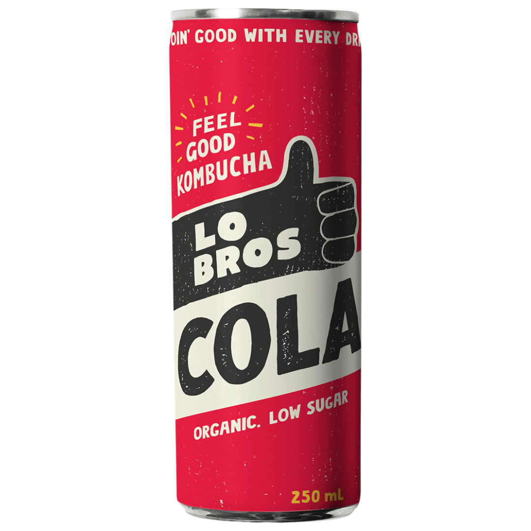 Kombucha Soda Cans - Cola 250ml