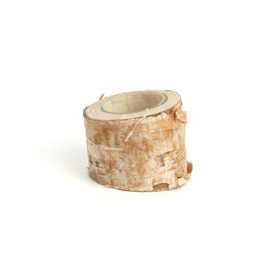 birch candle holder 5cm