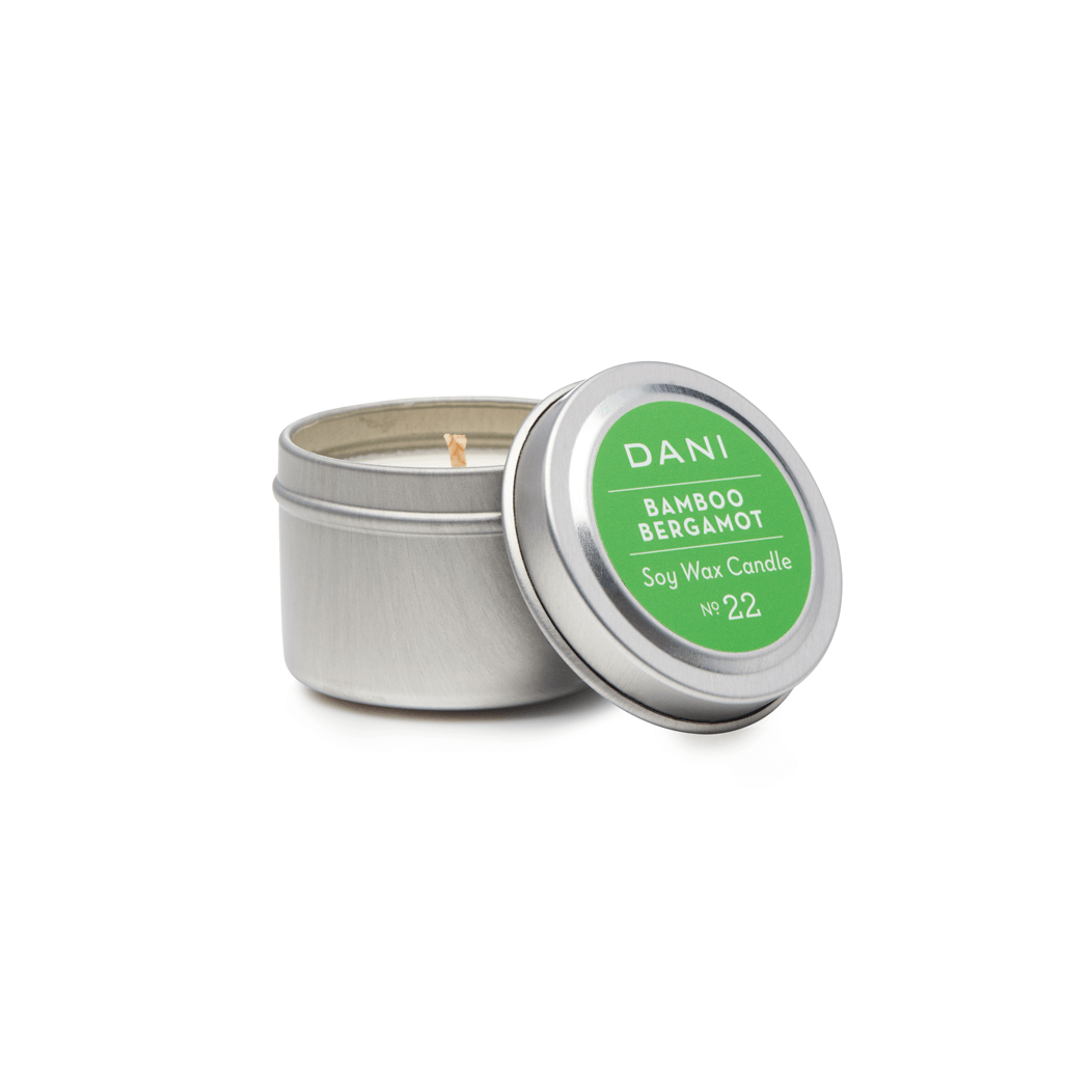 Bamboo Bergamot Travel Tin Candle