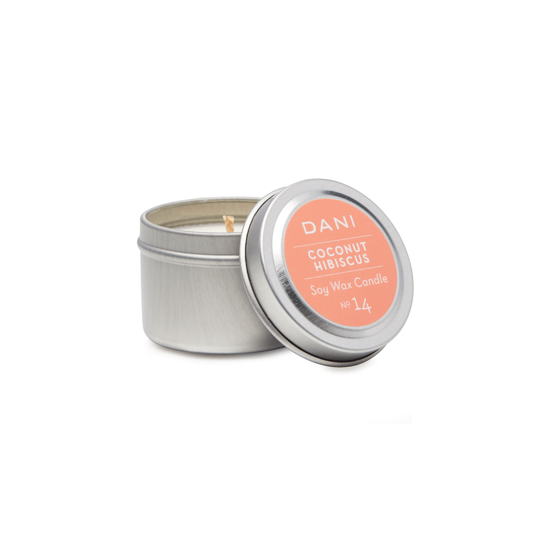 Coconut Hibiscus Travel Tin Candle