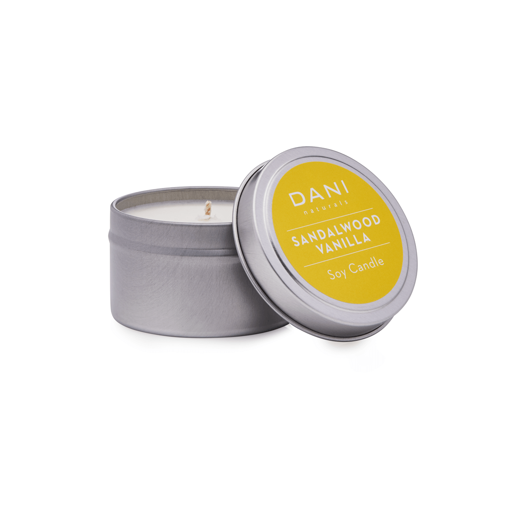 Sandalwood Vanilla Candle Tin