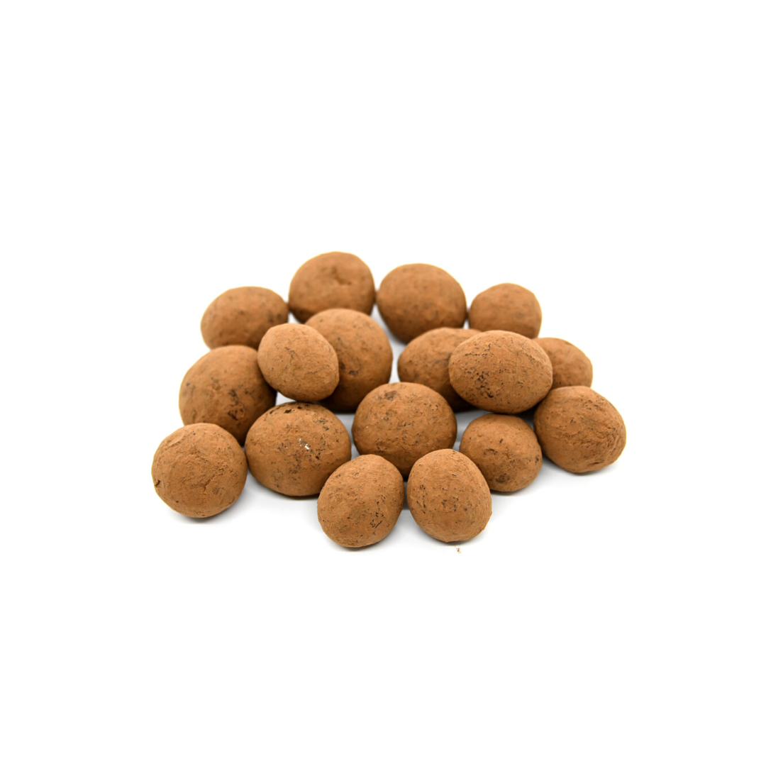 CH25 - Vegan Cacao Dusted Dark Chocolate covered Whole Macadamia Nuts