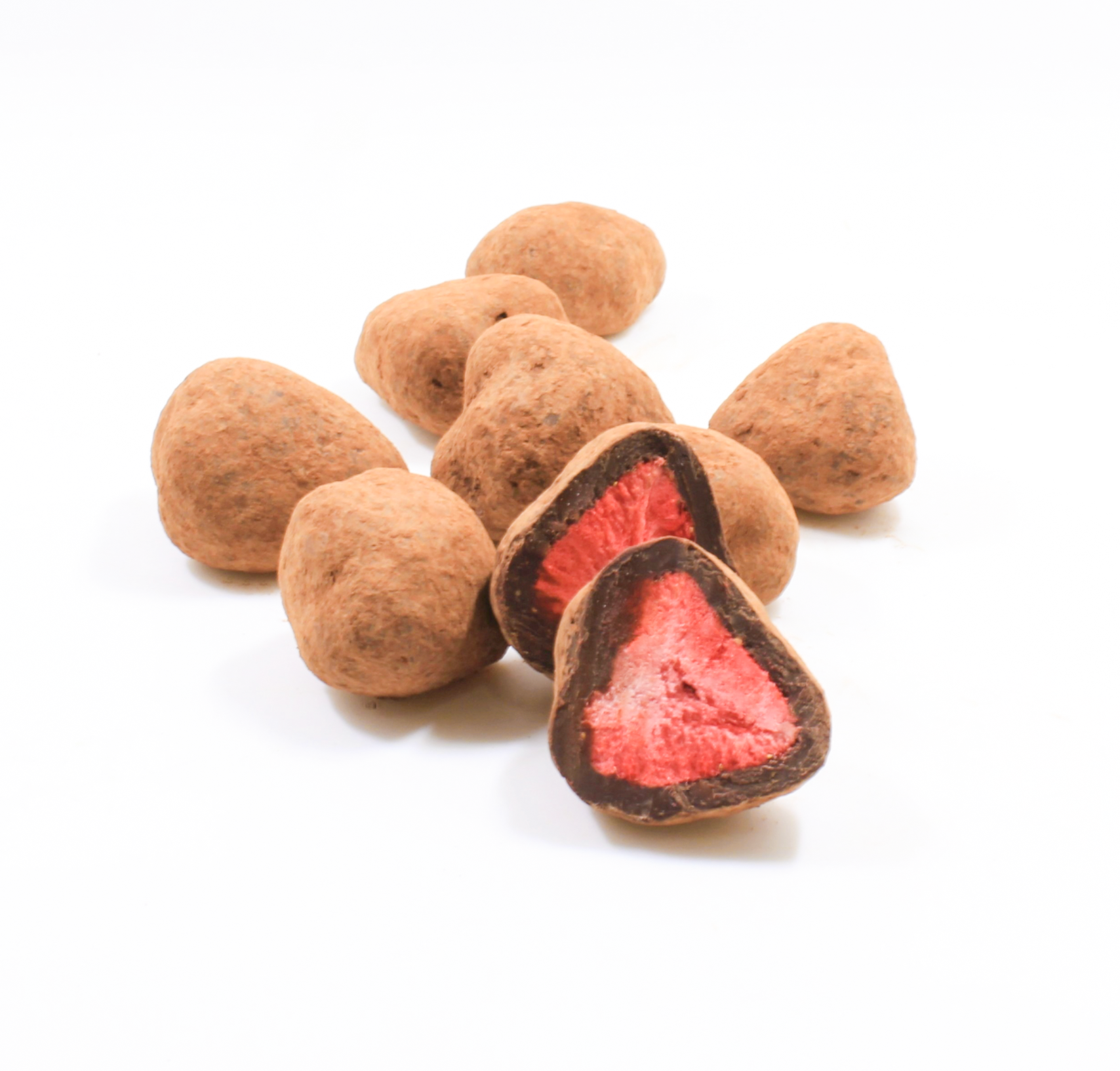 CH26 - Vegan Dark Chocolate covered Freeze-Dried Strawberries