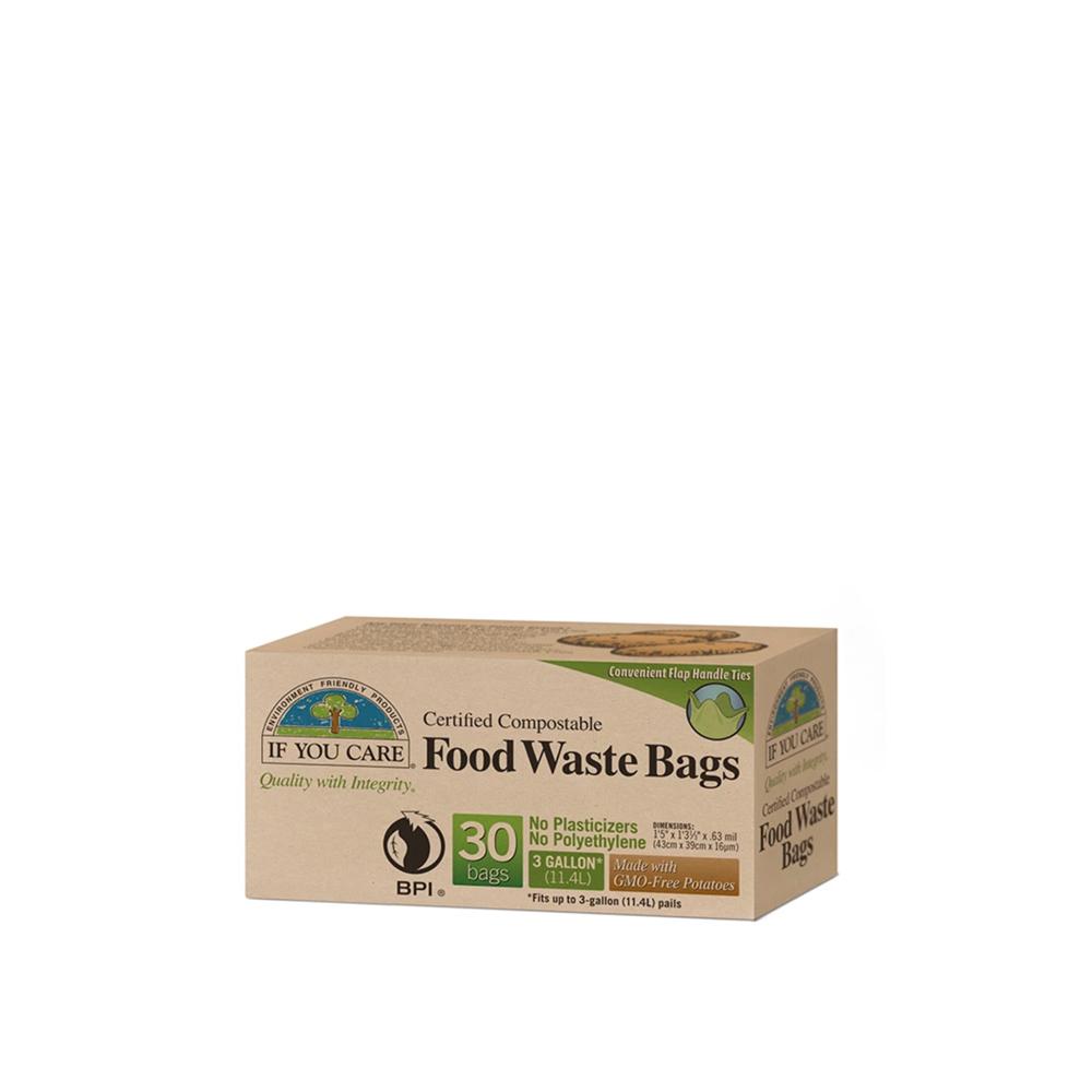 Certified Compostable Food Waste Bags (3 Gal)