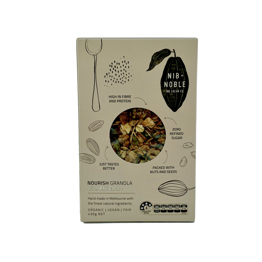 Organic Nourish Granola with Raw Cacao