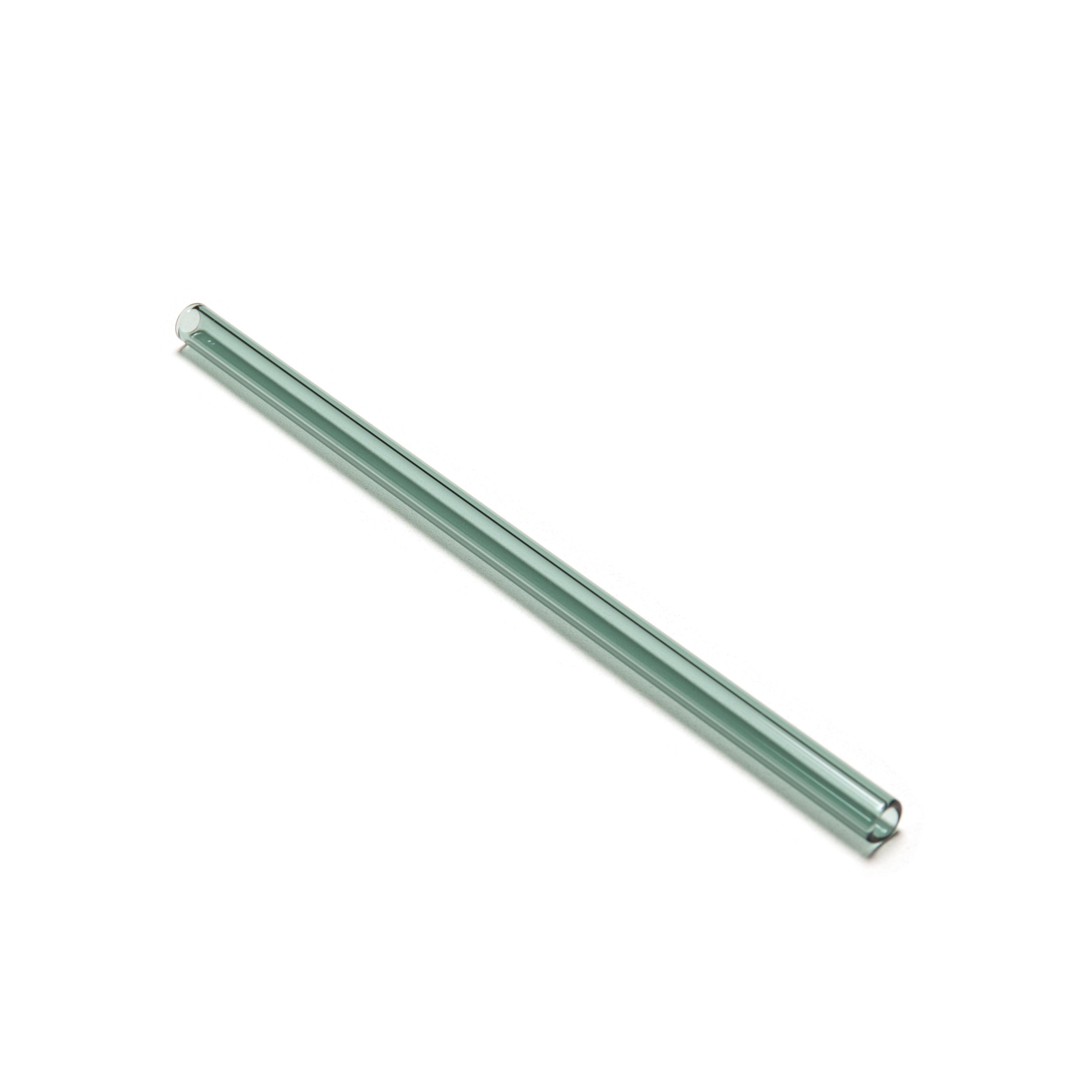 Green Glass Straw 8mm*180mm