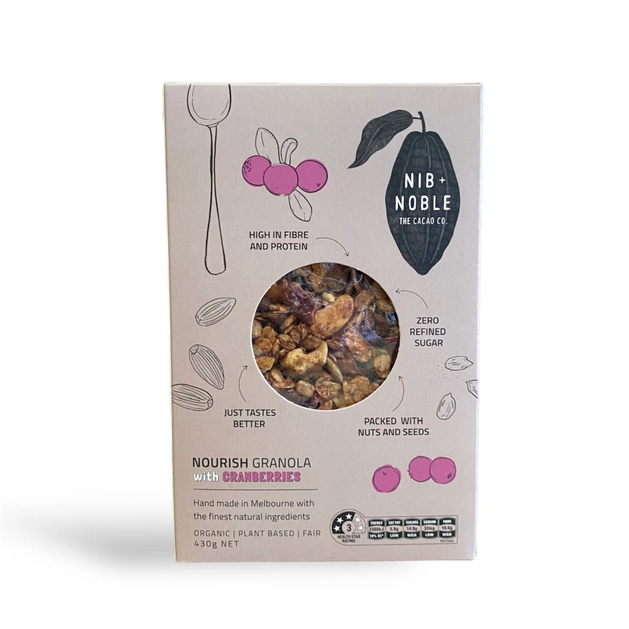 M39 - Nourish Granola With Cranberries