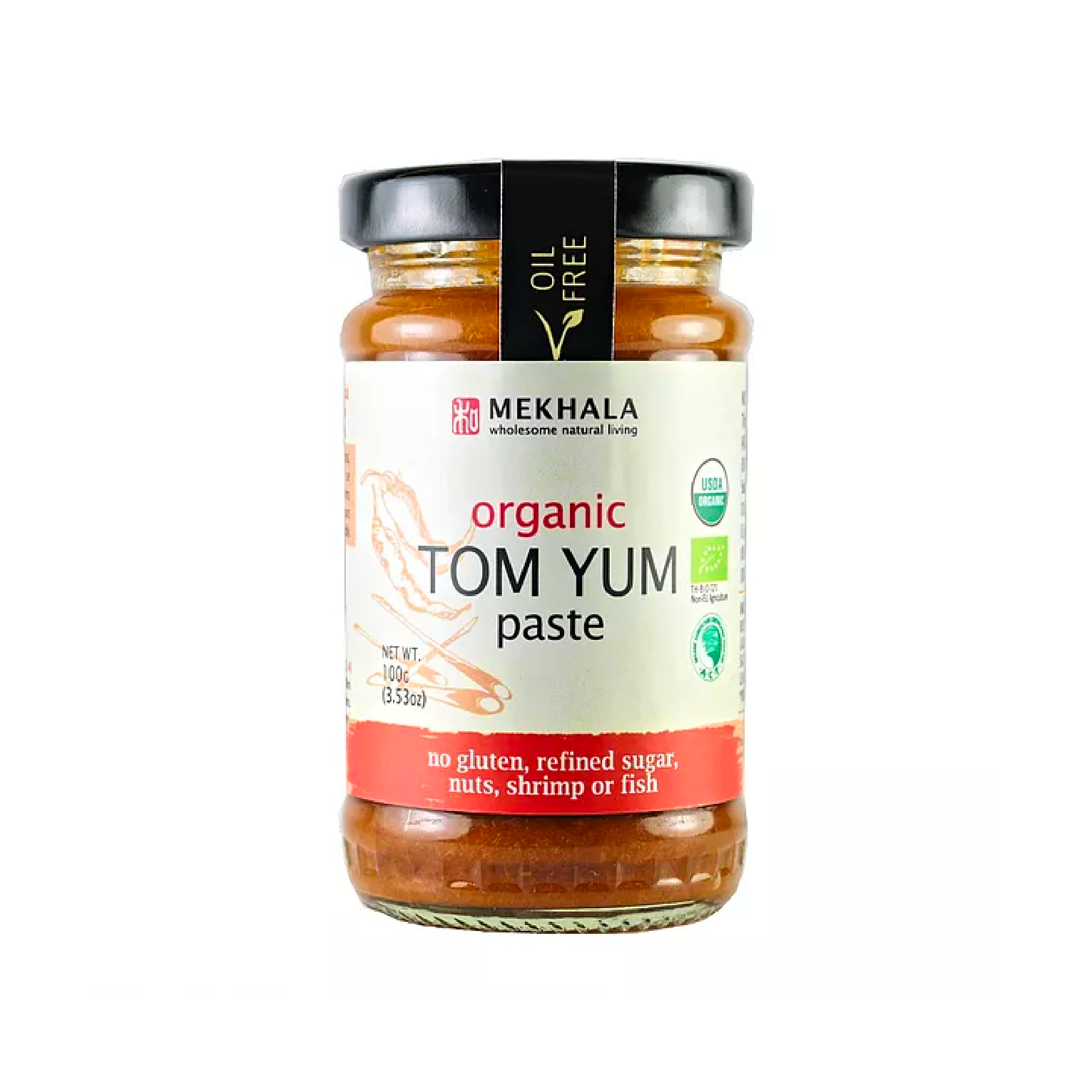 Organic Vegan Tom Yum Paste 100g