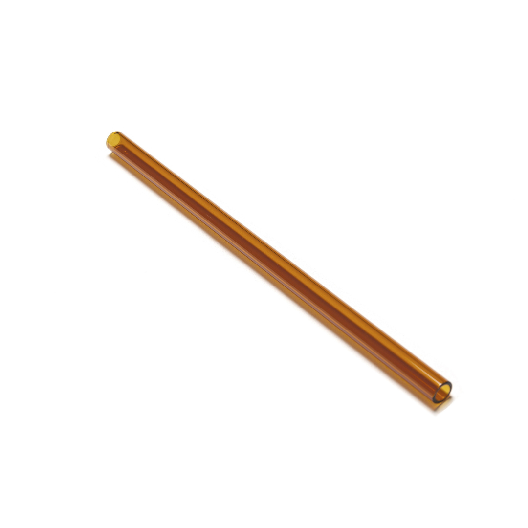 Orange Glass Straw 8mm*180mm