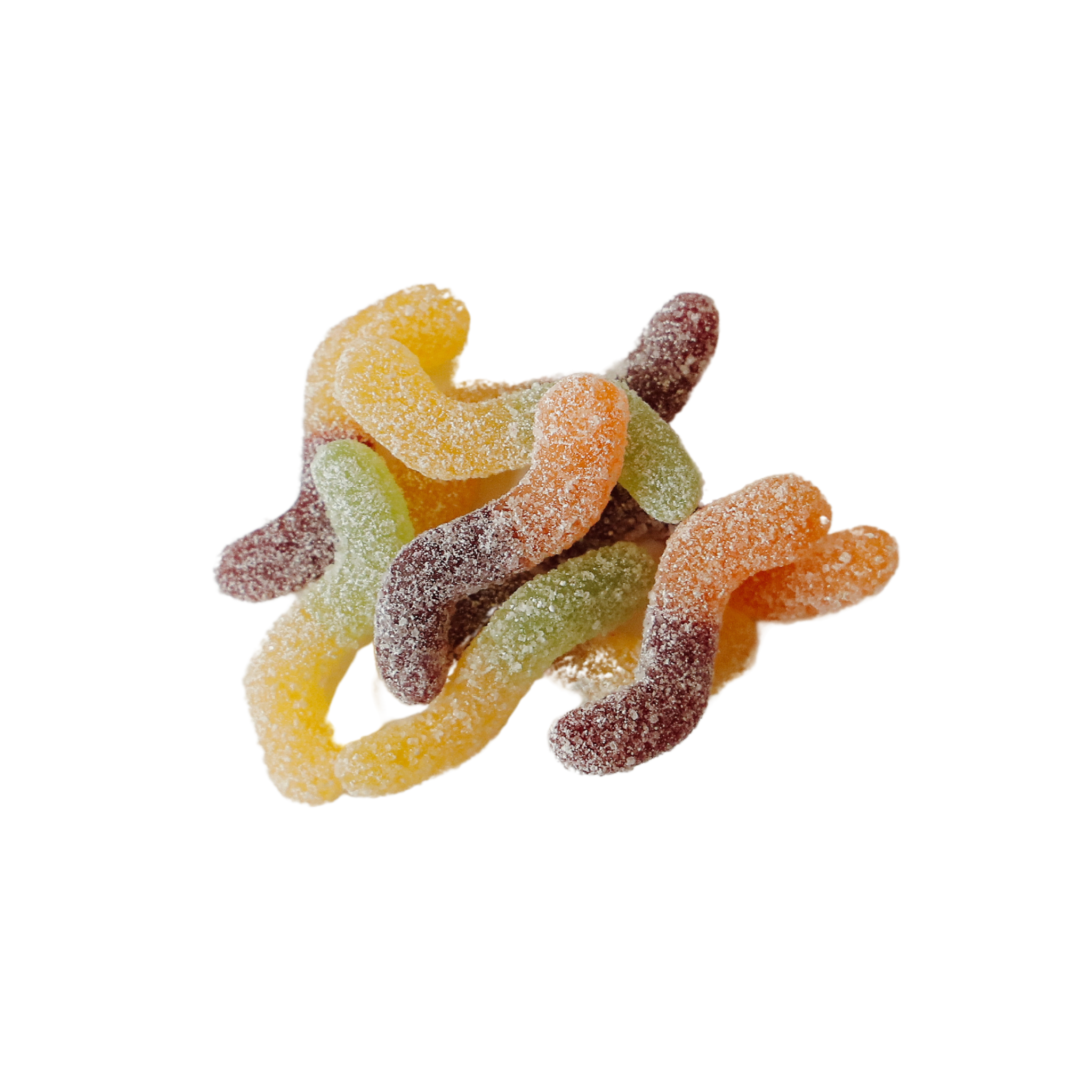 Organic Sour Worms Vegan (per 1kg)