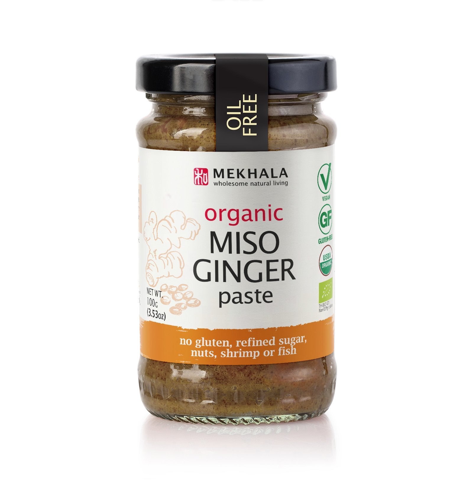 Organic Gluten Free Miso Ginger Paste 100g