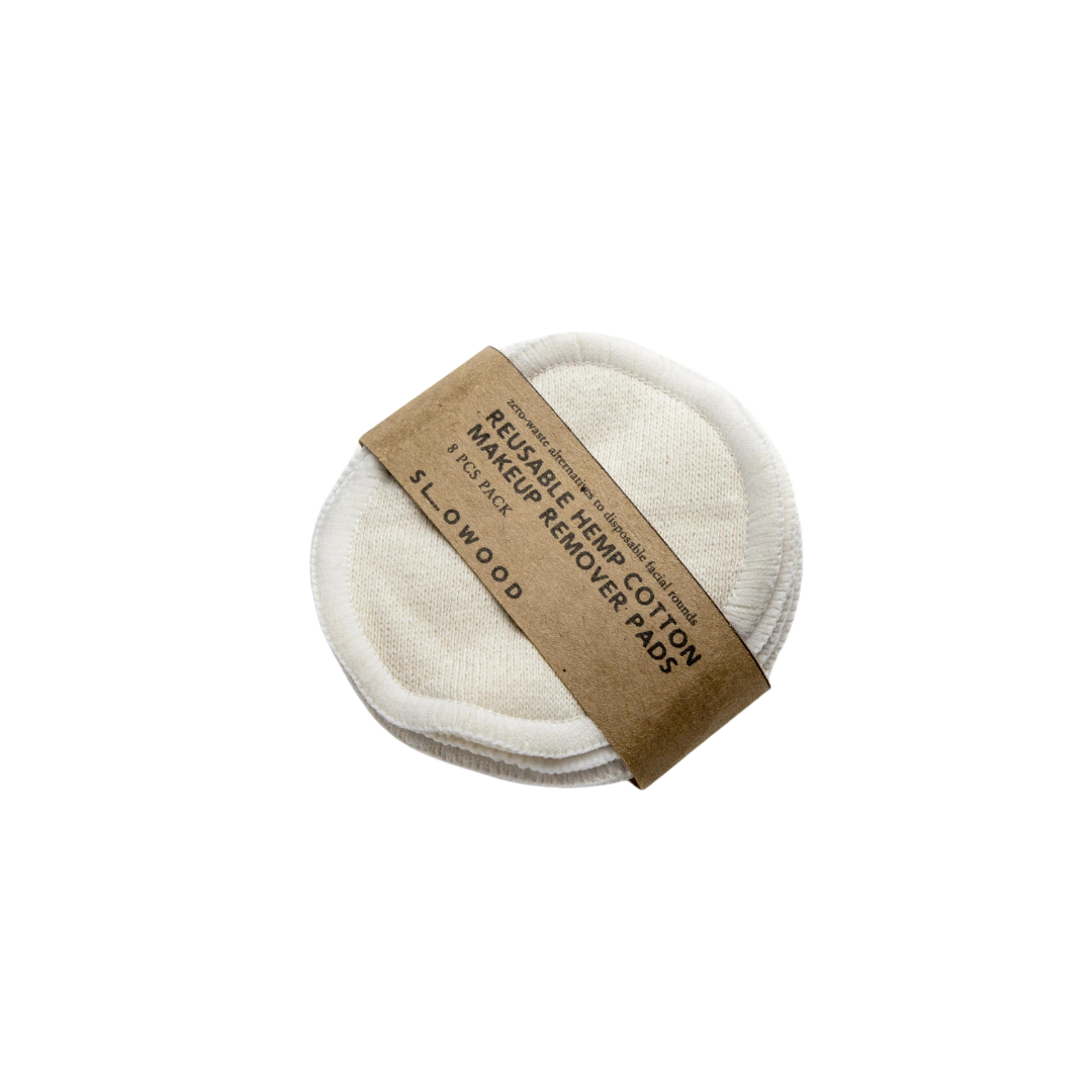 Reusable Hemp Cotton Make Up Remover Pads (8pcs)