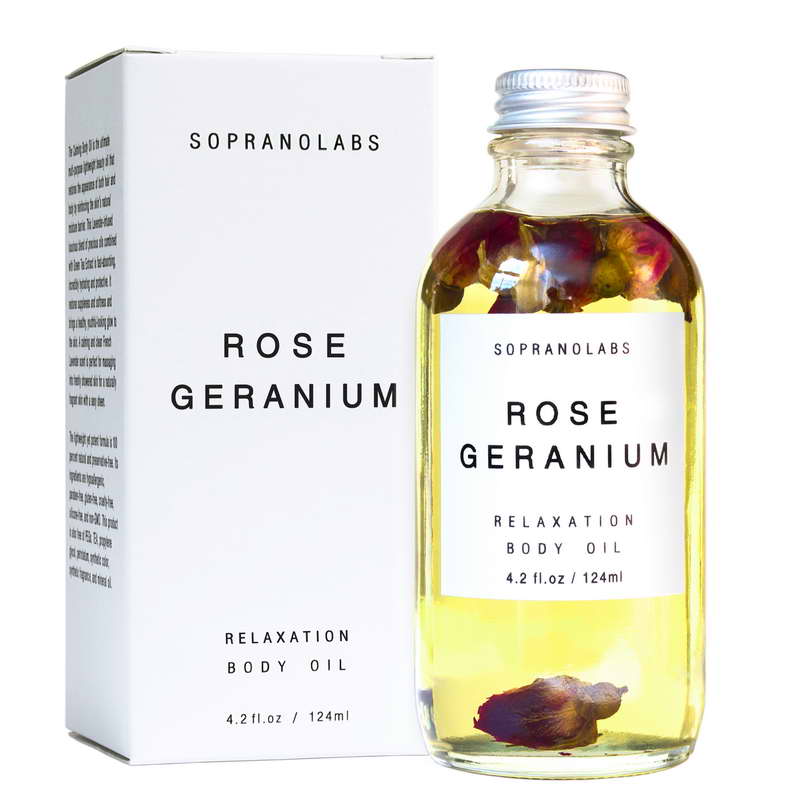 Rose Geranium Relaxation Body Oil