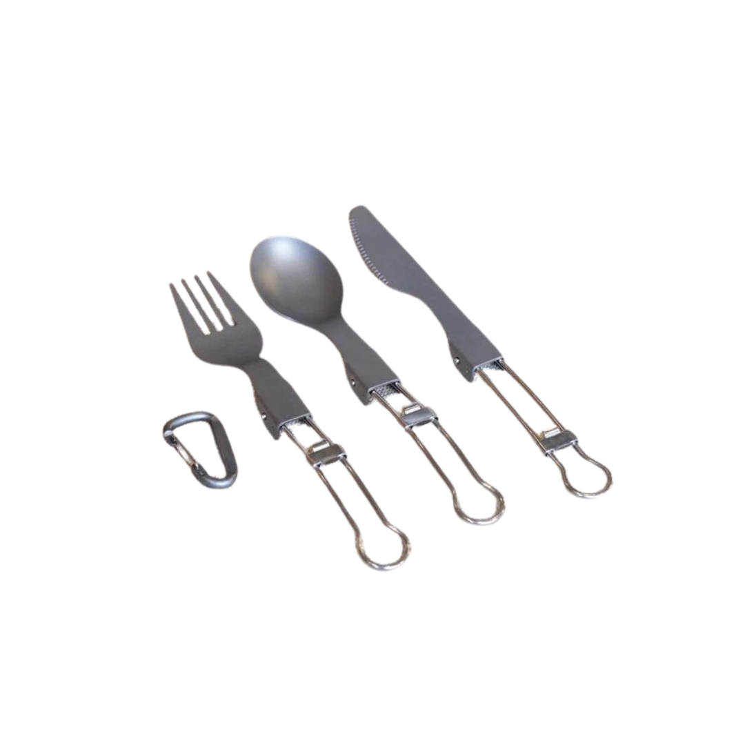 Titanium Foldable Cutlery Set