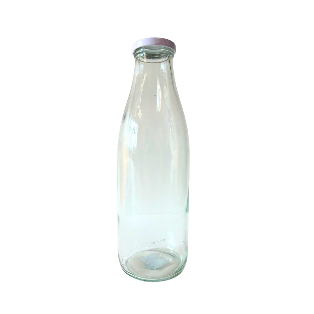 White Screw Lid Bottle 1000Ml